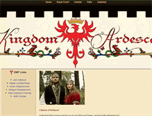 Tablet Screenshot of kingdomofardesca.org